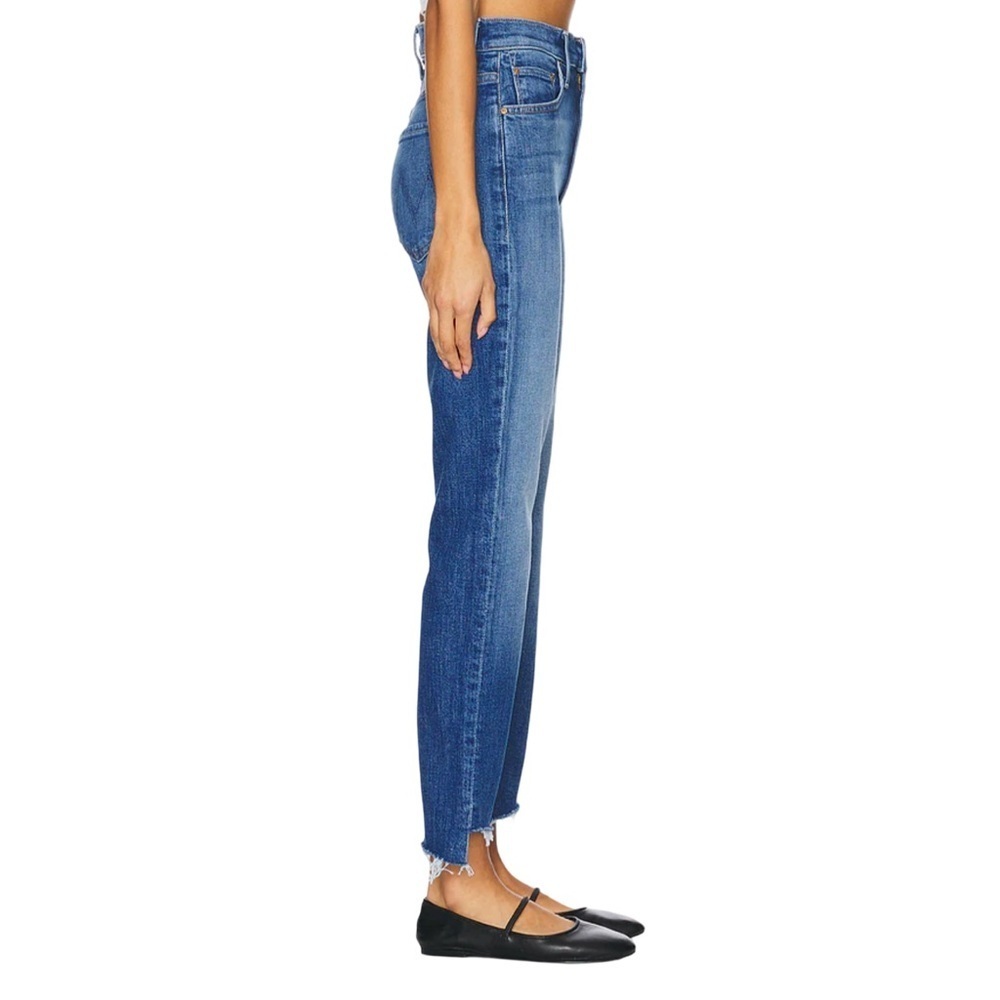 MOTHER High Waisted Rider Ankle Step Fray Loafers And Lassos Jeans Size 27 NWT - Picture 4 of 15